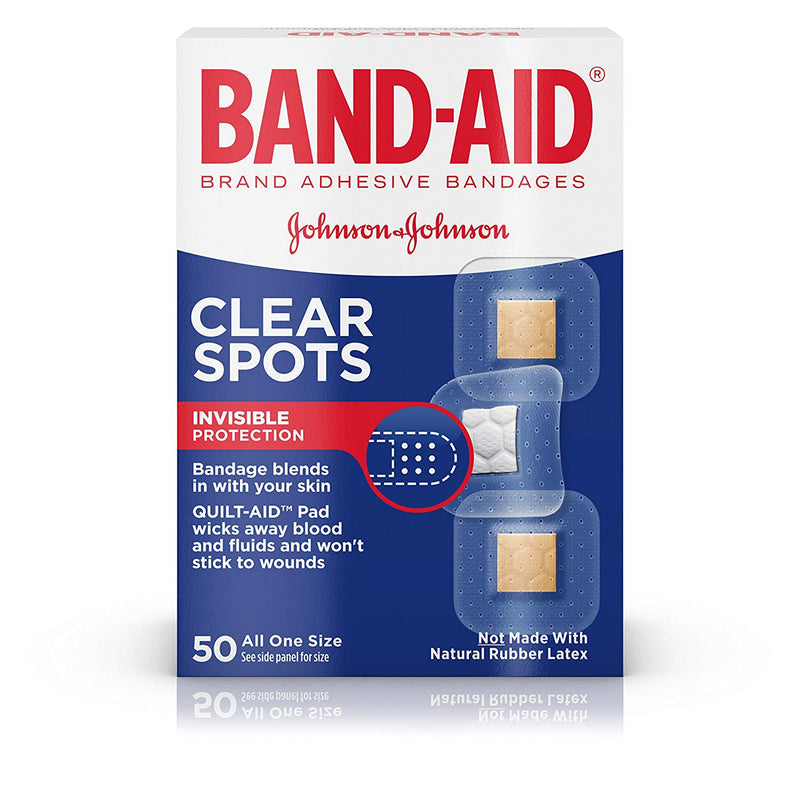 Bandage, Adh Band-Aid Spot Clear (50/Bx 20Bx/Cs), Sold As 1000/Case Johnson 00381370047087