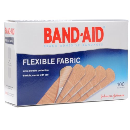 ADHESIVE STRIP BAND-AID® 3 4 X 3 INCH FABRIC RECTANGLE TAN STERILE, SOLD AS 1200/CASE, JOHNSON 10381370044342