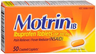 Motrin® Ib Ibuprofen Pain Relief, Sold As 1/Bottle Johnson 30300450481024